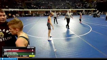 110 lbs Cons. Round 2 - Greyson Grell, Big Game Wrestling Club vs Edward DeShaw, Iowa