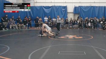 141 lbs Quarterfinal - Andrew Schaen, Ursinus vs Brendan Callahan, Gettysburg