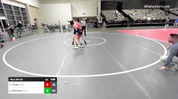 141 lbs Rr Rnd 4 - Elijiah Elser, Revival Yellow vs John Saravia, Iron Horse