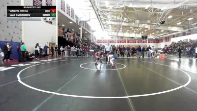 114 lbs Semifinal - Anshu Patra, Winchester vs Ava Svistunov, Belmont