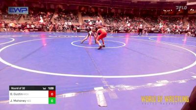 84 lbs Round Of 32 - Brody Gustin, Michigan Premier Wrestling Club vs Jackson Mahoney, New England Gold