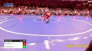 84 lbs Round Of 32 - Brody Gustin, Michigan Premier Wrestling Club vs Jackson Mahoney, New England Gold