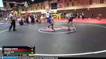 120 lbs Cons. Round 2 - Taylor Tan, San Marino vs ANDREW GARCIA, Etiwanda Hs