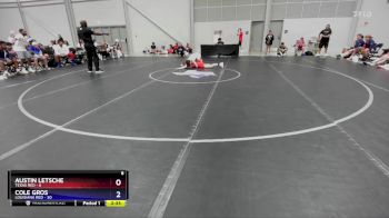 144 lbs Placement Matches (8 Team) - Austin Letsche, Texas Red vs Cole Gros, Louisiana Red