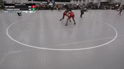 157 lbs Champ. Rd Of 128 - Izzy Booth, Tiger Wrestling Club - TPW4 vs Conrad Kopari, Dickinson Wrestling Club