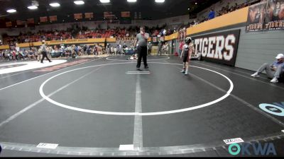 49 lbs Rr Rnd 2 - Cason Inger, BullTrained vs Brastin Woods, Tecumseh Youth Wrestling