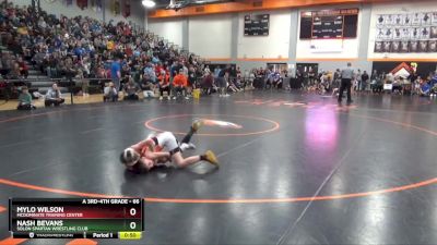 66 lbs Quarterfinal - Mylo Wilson, McDominate Training Center vs Nash Bevans, Solon Spartan Wrestling Club