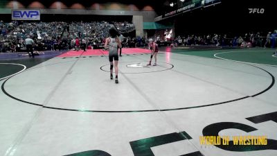 65 lbs Consi Of 8 #2 - Kinley Pederson, Summit Wrestling Academy vs Jiana Mares, Team Selma