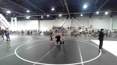 40 lbs Semifinal - Kynzlee Alvarado, Golden Backs MRTC vs Emilio Marquez, Rkda