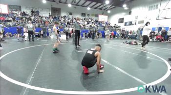 61 lbs Consi Of 8 #2 - Mateo Rascon, Bridge Creek Youth Wrestling vs Grey Stuck, Carl Albert
