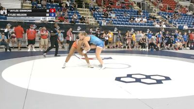 155 lbs Champ. Rd Of 32 - Jaylee Simmons, Oklahoma vs Kylee Nelson, Minnesota