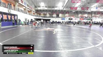 133 lbs Champ. Round 2 - Isaiah Marquez, Arizona Christian University vs Landon Bertsch, Marian University (IN)