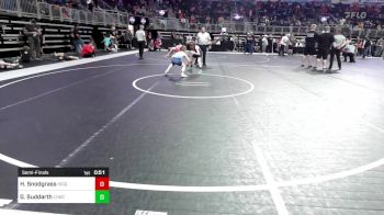 75 lbs Semifinal - Hudson Snodgrass, Higginsville Youth Wrestling Club vs Gabe Suddarth, Lathrop Youth Wrestling Club