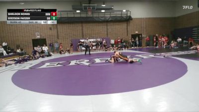 Exhibition 2 lbs Round 1 (6 Team) - Sheldon Nokes, Burns/Pine Bluffs vs Stetson Patzer, Saratoga Middle School