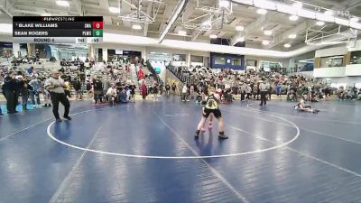 95 lbs Round 4 - Blake Williams, Sanderson Wrestling Academy vs Sean Rogers, Payson Lion Wrestling Club