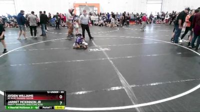 65 lbs Quarterfinal - Ayden Williams, KC Elite Training Center vs Jarret McKinnon Jr, Mighty Warriors Wrestling Acad