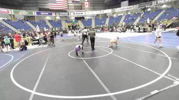 95 lbs Quarterfinal - Breckin Henry, Camel Kids vs Ayden Kuebler, GI Grapplers