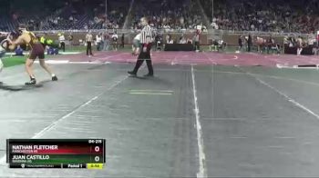 D4-215 lbs Cons. Round 1 - Juan Castillo, Ravenna HS vs Nathan Fletcher, Manchester HS