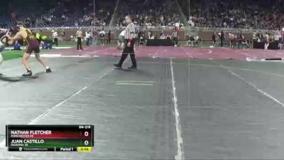 D4-215 lbs Cons. Round 1 - Juan Castillo, Ravenna HS vs Nathan Fletcher, Manchester HS