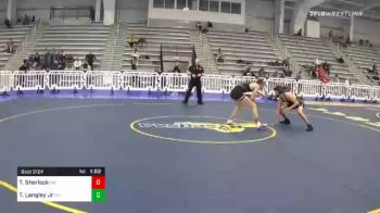 113 lbs Quarterfinal - Tyson Sherlock, MD vs Terry Langley Jr, OH