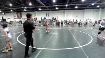 61 lbs Rr Rnd 2 - True Liam Valles Cormier, Team Aggression vs Eros Duarte, California Grapplers