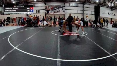 79 kg Champ. Round 1 - Cameron Adams, Michigan Wrestling Club vs Emanuel Diaz, SPAR Wrestling Academy