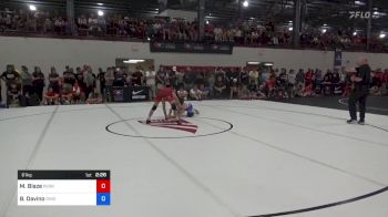 61 kg Rr Rnd 1 - Marcus Blaze, Perrysburg Wrestling Club vs Benjamin Davino, Ohio Regional Training Center