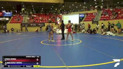 132 lbs Quarterfinal - Lydia Dong, KS vs Aubrianna Smith, OK