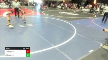 83 lbs Rr Rnd 3 - John Griego, WLV Junior Wrestling vs Zandon Ness, Ridge WC