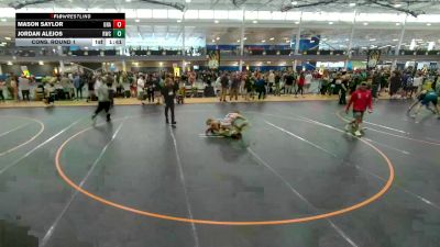 120 lbs Cons. Round 1 - Mason Saylor, Unattached vs Jordan Alejos, Unattached