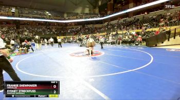 125 Class 1 lbs Cons. Round 1 - Sydney Streckfuss, Windsor (Imperial) vs Frankie Shewmaker, Versailles