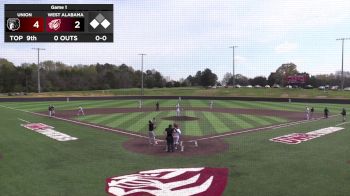 Replay: Union (TN) vs West Alabama - DH | Mar 28 @ 12 PM