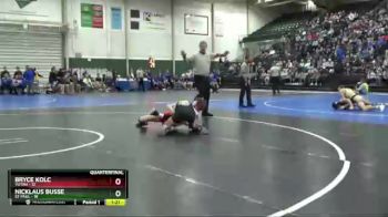 120 lbs Quarterfinals (8 Team) - Nicklaus Busse, St Paul vs Bryce Kolc, Yutan