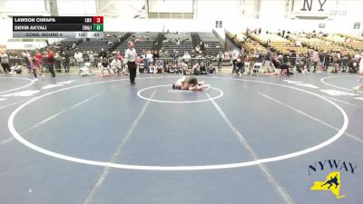 110 lbs Cons. Round 4 - Lawson Chrapa, Lancaster Wrestling Club vs Devin Akyali, Elite Wrestling Academy (Long Island)