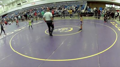 10U Boys - 49 lbs Champ. Round 2 - Christopher Allen, Oconomowoc Wrestling Club vs Parker Oldenberg, B.A.M. Training Center