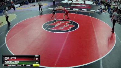 Champ. Round 1 - Tyson Sanger, Crofton/Bloomfield vs Colt Meyer, Ord