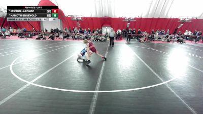 14U Boys - 80 lbs Cons. Semis - Kamdyn Engevold, Wisconsin vs Jaxson LaRonge, CrassTrained: Weigh In Club