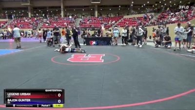 92 lbs Quarterfinal - Legend Urban, CO vs Bajon Gunter, OK