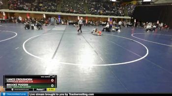 63 lbs Quarterfinal - Brooks Maddix, Sebolt Wrestling Academy vs Lance Croushorn, Powerhouse Wrestling Club