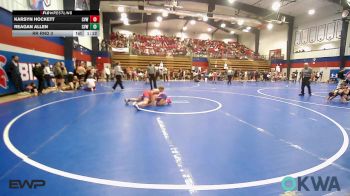 95-105 lbs Rr Rnd 3 - Karsyn Hockett, Caney Valley Wrestling vs Reagan Allen, Caney Valley Wrestling