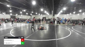 52 lbs Rr Rnd 2 - Mila Gutierrez, Top Rank vs Teo Gurule, Stout Wr Acd