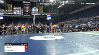 126 lbs Rnd Of 32 - Keegan Slyter, Kansas vs Jerald Rhoades, New York