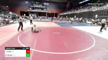 58 lbs Quarterfinal - Thomas Ostle, Sidney WC vs Brody Baxter, Eastside United