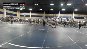 114 lbs Quarterfinal - Hayden Alexander Garcia, Sbtc Lv vs West Henley, Titan Mercury WC