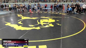 106 lbs Quarterfinal - Drew Bush, North Pole Wrestling Club vs Kyler Johnson, Chugach Eagles Wrestling Club