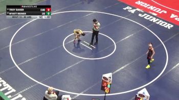 82 lbs Round Of 64 - Troy Baker, Cumberland Valley vs Wyatt Reiner, Line Mountain