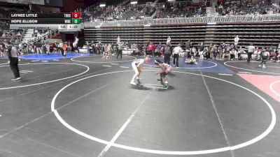 116 lbs Quarterfinal - Laynee Little, Touch Of Gold vs Hope Ellison, Widefield WC