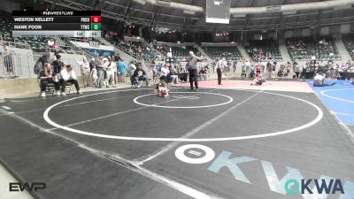 52 lbs Consolation - Weston Kellett, Pocola Youth Wrestling vs Hank Foon, Team Tulsa Wrestling Club