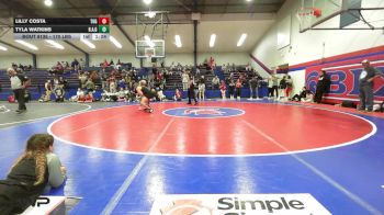 170 lbs Final - Lilly Costa, Tulsa Union Girls vs Tyla Watkins, Broken Arrow Girls