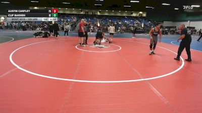 126 lbs Round Of 128 - Gavin Lewis, IN vs Lucas Barrios, FL